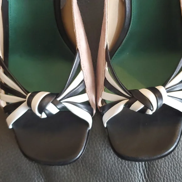 Diane Von Furstenberg Slingback Heels Sz 6 - Picture 9 of 10